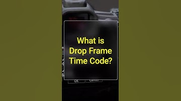 NTSC Frame Rates, Time Code and Drop Frame #Canon #EOS #R5
