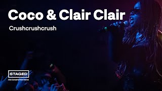 Coco & Clair Clair - Crushcrushcrush | Audiotree STAGED