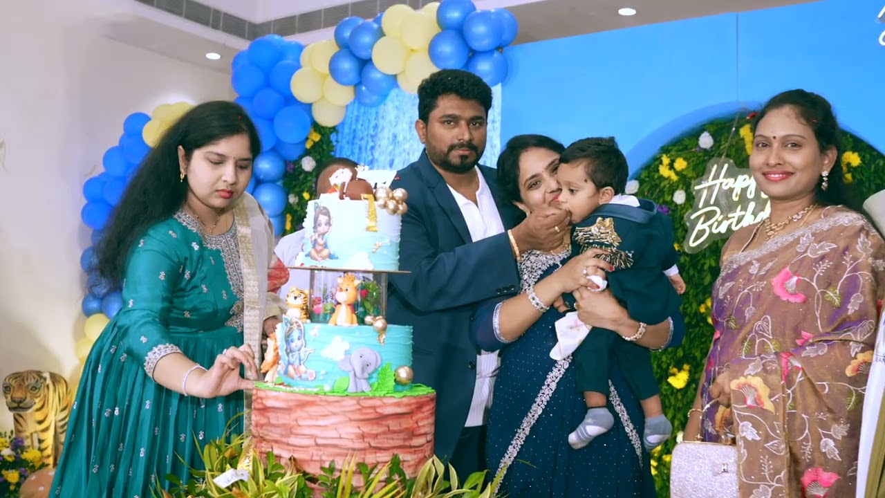 Dharmik Reddy | First Birthday | Highlights | 2025 | Baby boy | Saranya events & photography