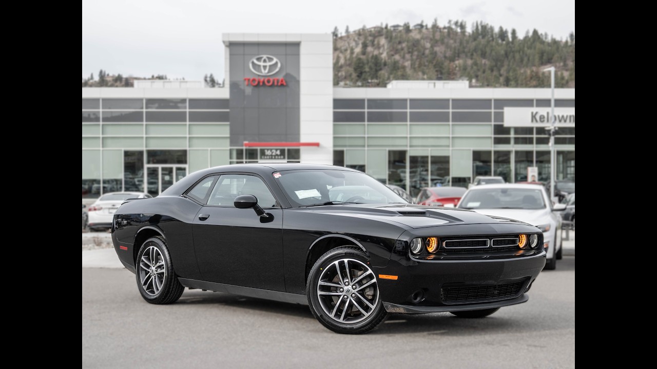 Black Used 2019 Dodge Challenger SXT Walkaround - Kelowna Toyota