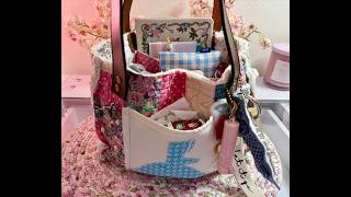 What’s in my Shabby Quilted Patchwork Tote Bag 👜👛