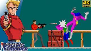 Rolling Thunder (Arcade / 1986) 4K 60FPS