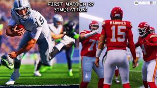 Madden 27 Simulates The 2027 NFL Season! (Crazy Live Games!)
