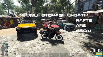 SCUM Vehicle Storage Update is HERE! Rafts ARE BACK! #scum #pcgaming #survival #update #gameplay