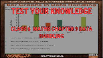 CLASS 6  MATHS CHAPTER 9 DATA HANDLING