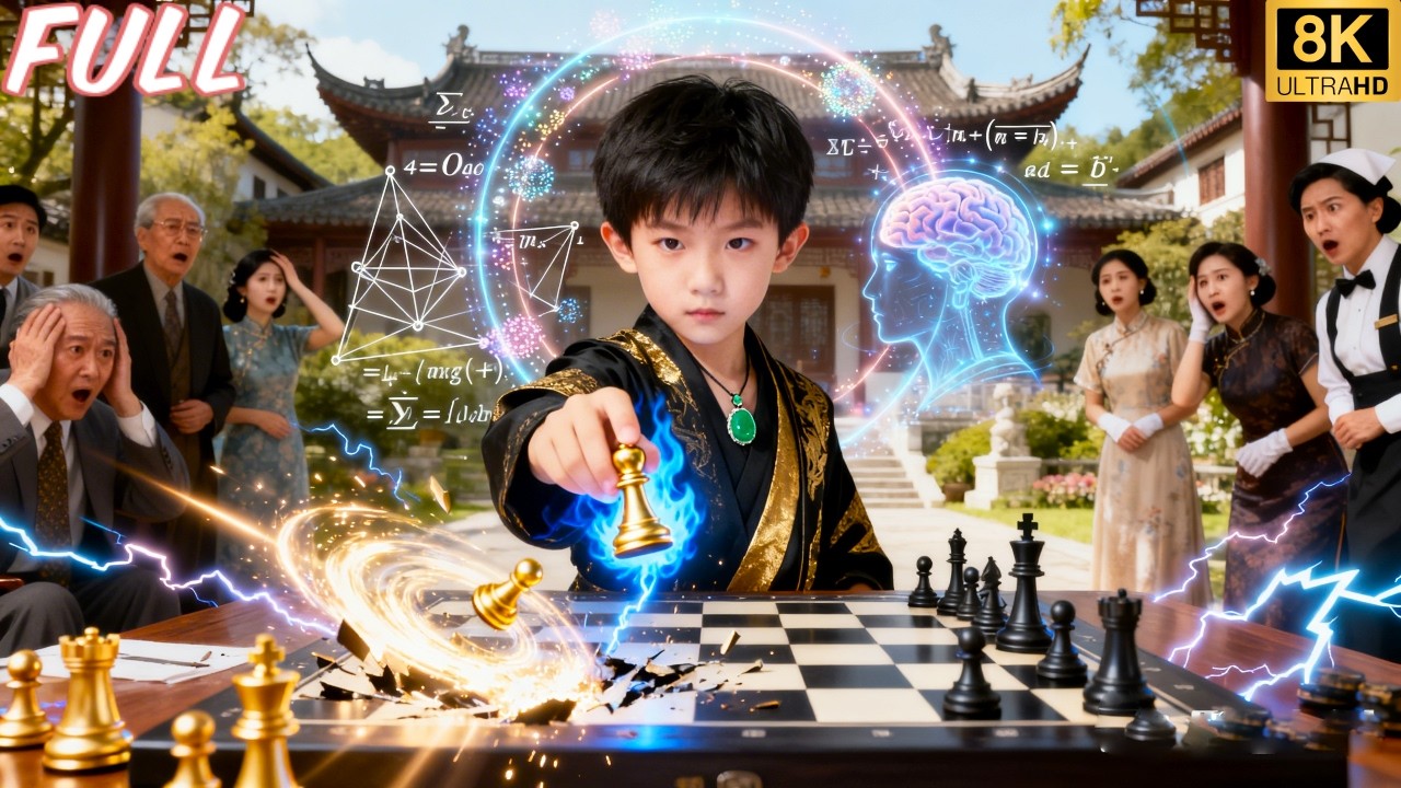 Autista de 7 años renace, alma del Maestro del Ajedrez, derrota maestros mundiales, cima global!