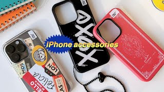 UNBOXING IPHONE 14 PRO ACCESSORIES 🍒 | aesthetic unboxing