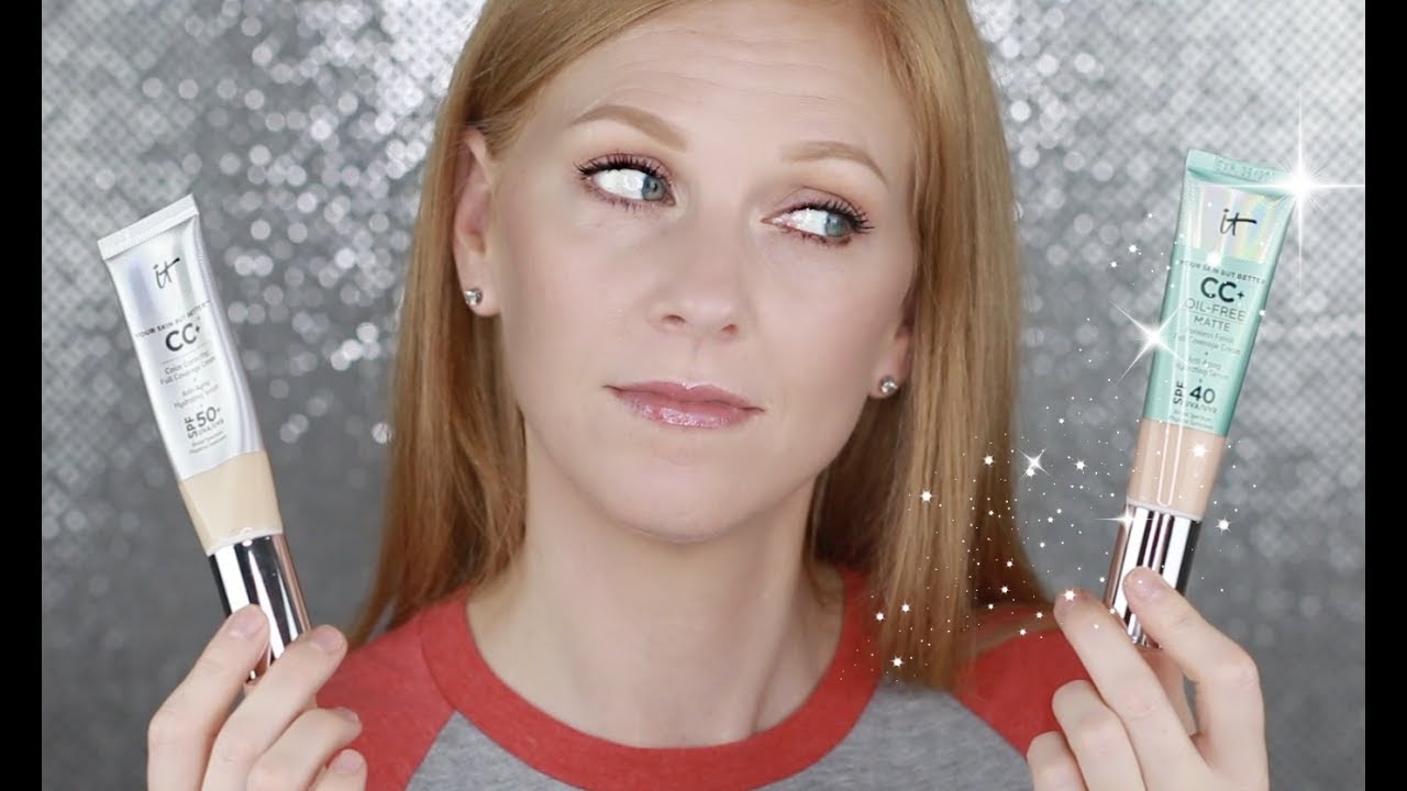 IT COSMETICS CC+ OIL FREE MATTE | REVIEW & DEMO | BETTER OFF RED