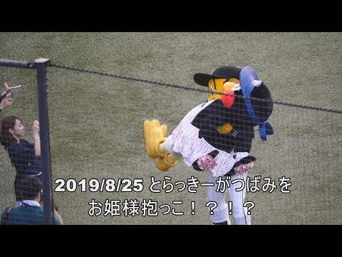 2019/8/25　つばみ　トラッキーにお姫様抱っこされる！？！？