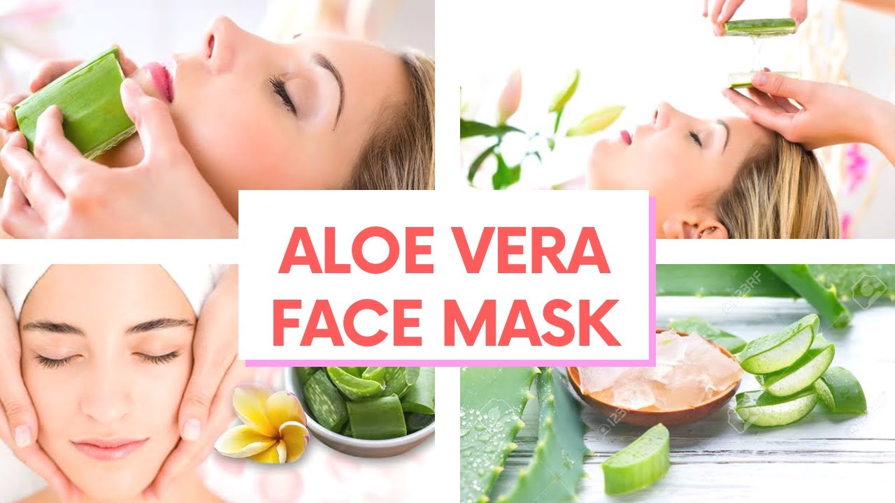 Aloe vera face mask Different uses of Aloe vera on face YouTube