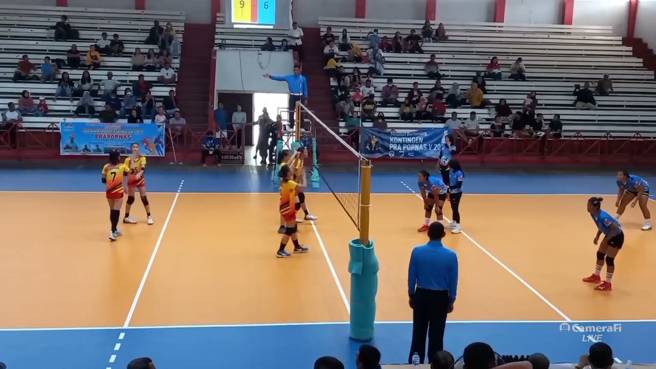 Grand final putri sulteng x sulut pra popnas zona V Sulteng 2022 di Palu