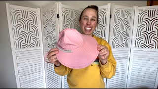 Review of Toddler Sun Hat Wide Brim and Neck Flap UV Protection!