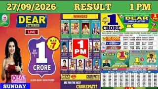 DEAR LOTTERY SAMBAD MORNING 1 PM RESULT TODAY LIVE DRAW ON 27.09.2026 NAGALAND SUNDAY screenshot 1