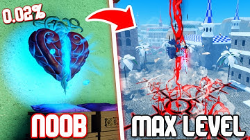 Noob to Max Level Using Mythical OPE V2 Fruit in Fruit Battlegrounds.. (Roblox)