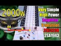 DIY High Power Amplifier Very Simple Using 20 Transistors 2SC5200 & 2SA1943 with TL072 IC