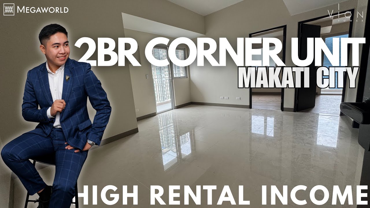 2BR Corner Unit in Vion Tower Makati | Best Condo for Airbnb & Rental Income