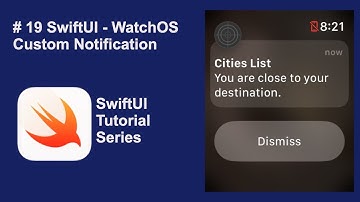 WatchOS Custom Notification Interface SwiftUI  | Programming Tutorial | Absolute Beginner