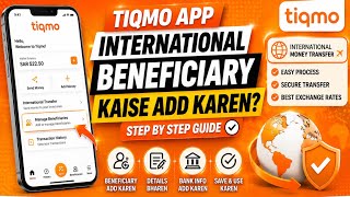 How To Add International Beneficiary In Tiqmo App | Step By Step Guide | TK Helper |