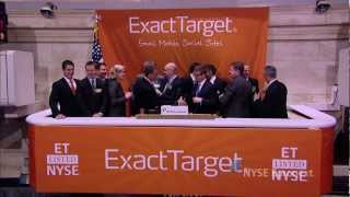 ExactTarget lists IPO and rings the NYSE Opening Bell
