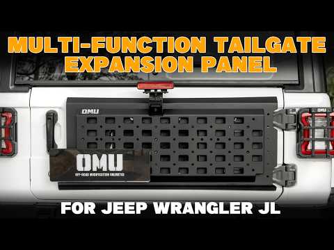 OMU Genesis Series Multi-Function Tailgate Expansion Panel For Jeep Wrangler JL