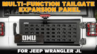 OMU Genesis Series Multi-Function Tailgate Expansion Panel For Jeep Wrangler JL