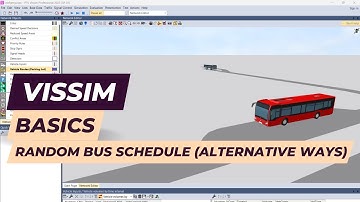 Vissim Tutorial - Randomised bus / PT schedule, alternative solutions