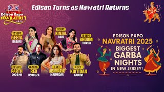 Edison Expo Navratri 2025 | New Jersey’s The Biggest Garba Nights! | Ultimate Dandiya Festival USA