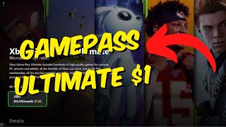 How To Get Xbox Game Pass Ultimate For 1 Dollar Every Month Forever  Working 2023