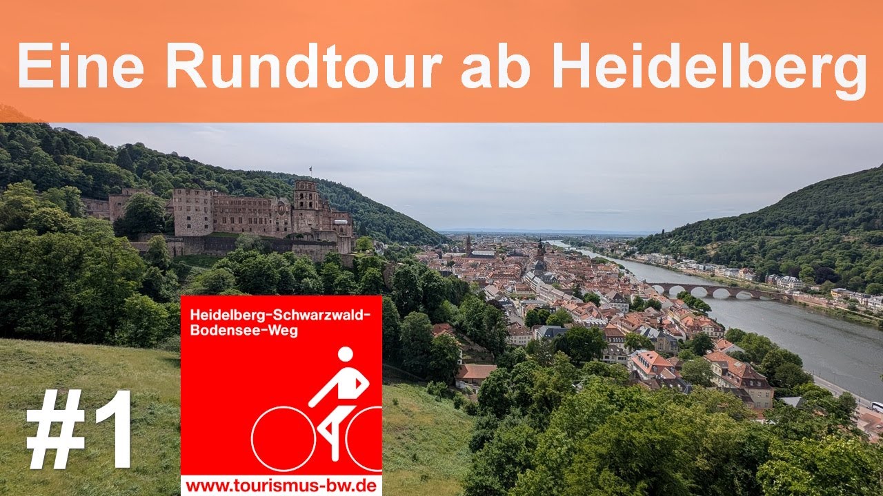 Radreise 2025 | Eine Rundtour ab Heidelberg | #1 von Heidelberg nach Pforzheim