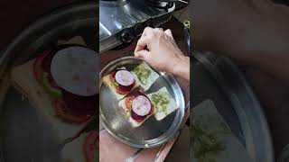 Mumbai style street sandwich recipe #youtubeshorts #trendingshorts