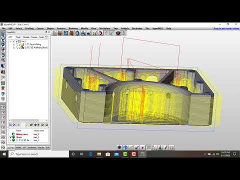 HyperMILL 5 axis tutorial: Lesson 1