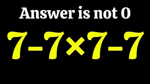 99% Fail This Math Challenge!