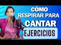 Ejercicios de respiración para cantar. CÓMO CANTAR CON EL DIAFRAGMA. Curso de canto. Natalia Bliss