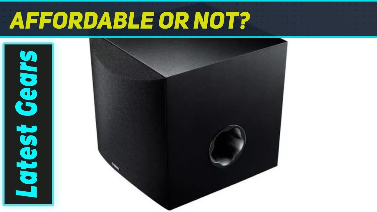 Yamaha NS-SW050BL: мощный бас в компактном корпусе!