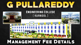 G PULLAREDDY Engineering College Management Fee Details | Ap Eamcet Counseling | Yours Media