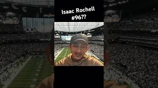 Why is Isaac Rochell playing for the #raiders @isaac.rochell