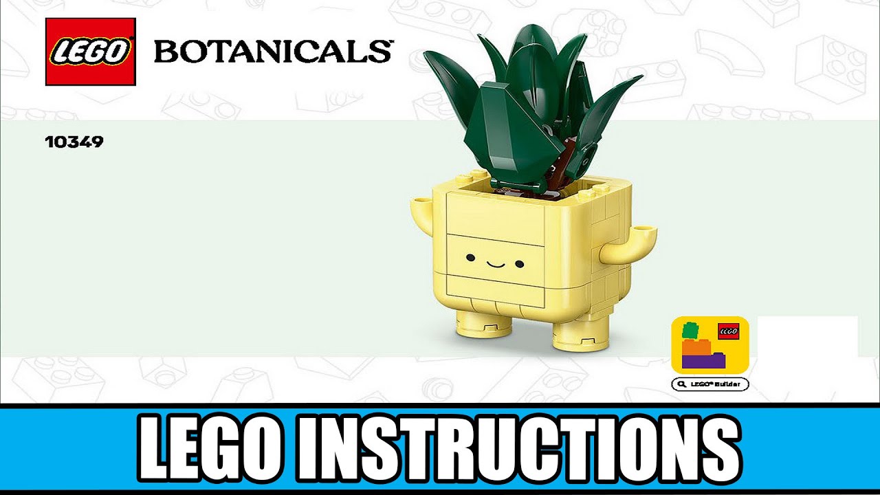 LEGO Instructions - Botanicals - 10349 - Happy Plants - Botanical