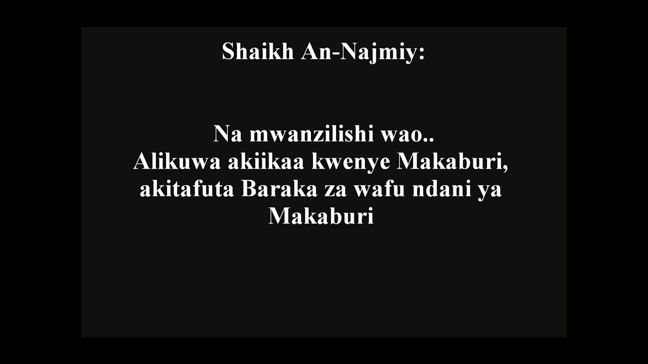 35- 'Allaamah Yahyaa An-Najmiy Kuhusu Jama'atut Tabliygh