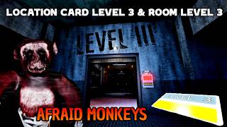 Location Card Level 3 & Room Level 3 in Afraid Monkeys | ROBLOX