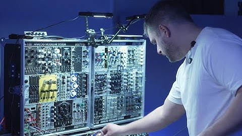 Florian Meindl Masterclass on the Modular Synth for Home of Sound (cut 2)