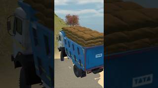 Overloaded truck on mountain road 🏔️ | IVS 3D Challenge #IndianVehiclesSimulator3D #shortsfeed