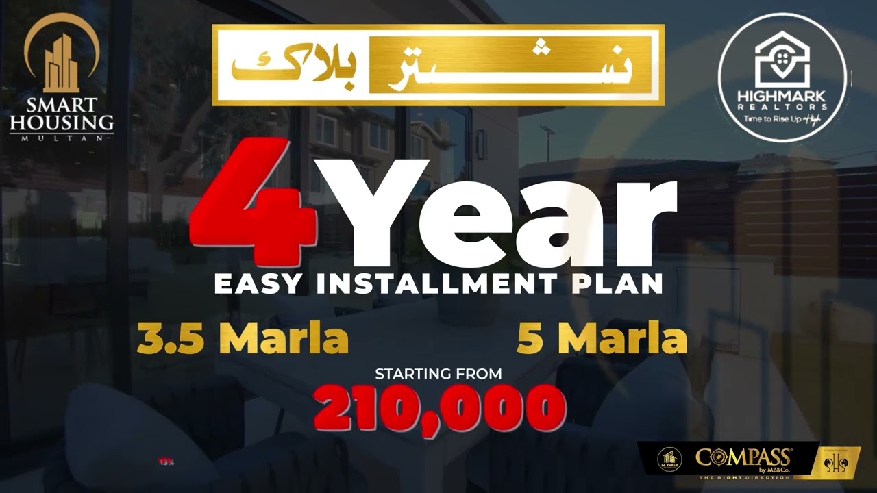 Smart Housing Multan - Nishtar Block - 15% Discount - Highmark Realtors