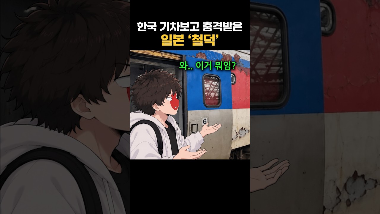 한국 기차보고 충격받은 일본 철덕