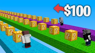 QUIEN GANE la CARRERA de LUCKY BLOCKS se lleva $100