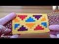 Crocheting a strap for a Mochila
