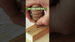 276. Compasses make better drill press mortises #mtbitesize #woodworking #makethings