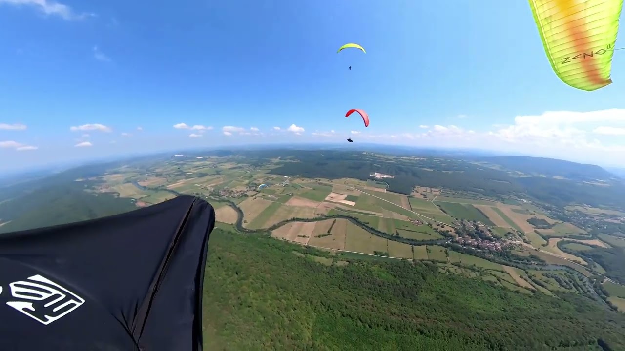 Entrainement ligue de vol libre Bourgogne Franche comté