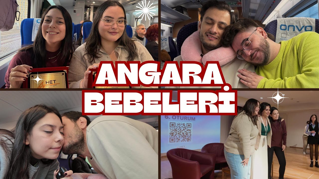 TOKSİK EKİPLE ANKARA VLOG (Hacettepe söyleşi, trende oyun kavgaları, durmadan yiyip içtiklerimiz...)