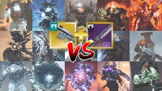 Quickfang + Sturm Builds vs Dungeon Bosses Solo on Titan