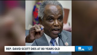 U.S. Rep. David Scott dies